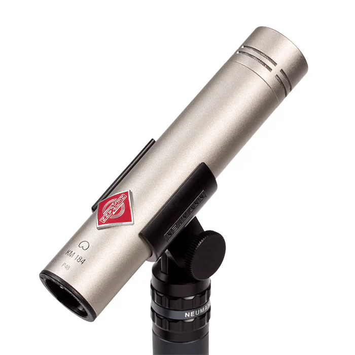 Neumann KM 184 Small Diaphragm Cardioid Condenser Microphone With SG 21 Mount & WNS100 Windscreen - Nickel