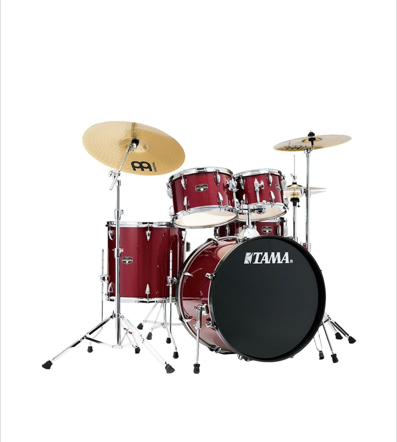 Tama Imperialstar 5-Piece Drum Set with Hardware and Cymbals - Candy Apple Mist